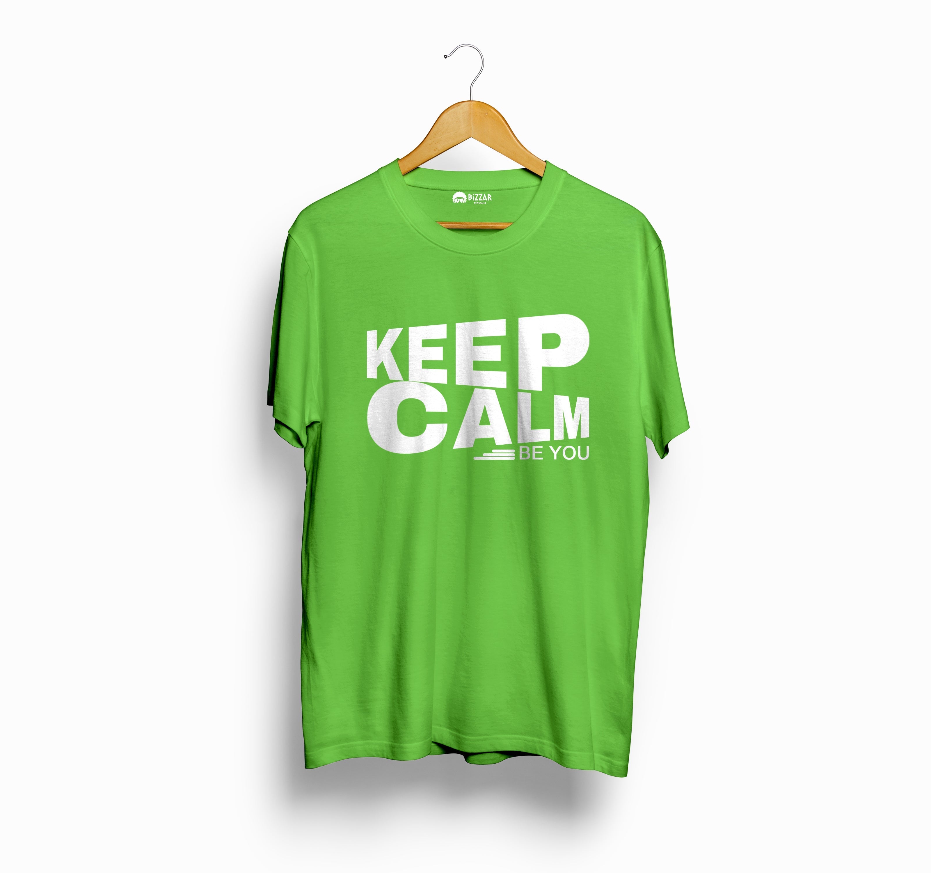 Bizzar Keep Calm And Be You Liril Green T-Shirt